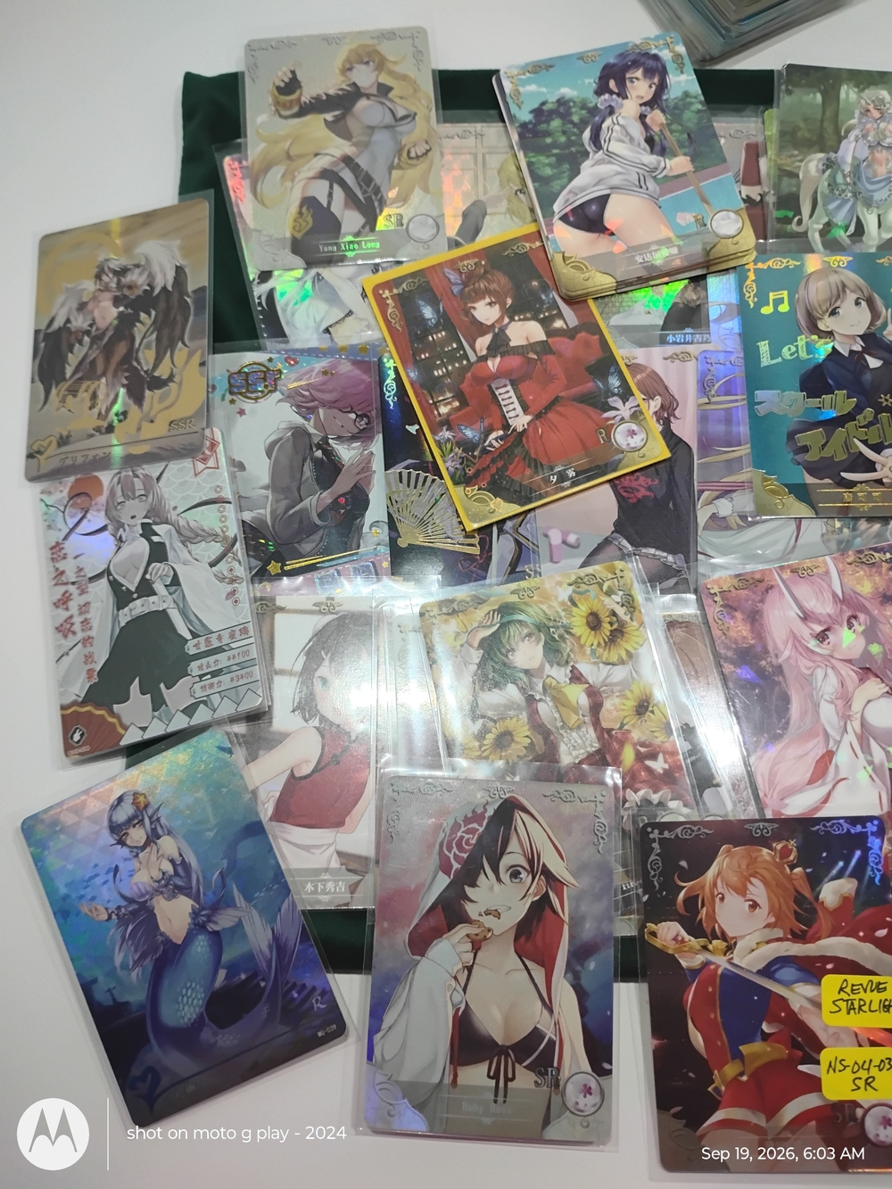 Assorted Anime Trading Card Pack - Multi-Color